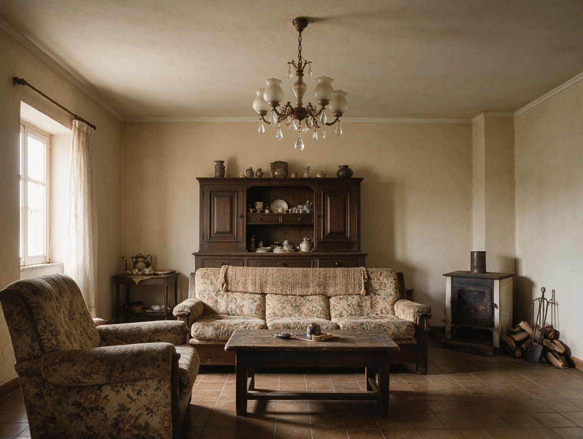 Interior antes da simulação conceptual